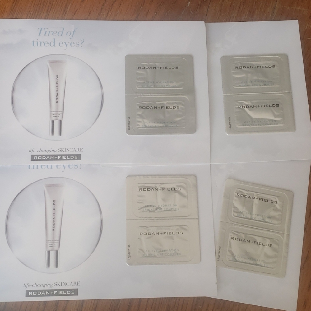 Active hydration bright eye samples